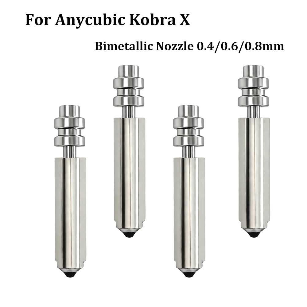 Hotend 0.4Mm - Anycubic Kobra X için 0.6/0.8/0.4mm Heatbreak