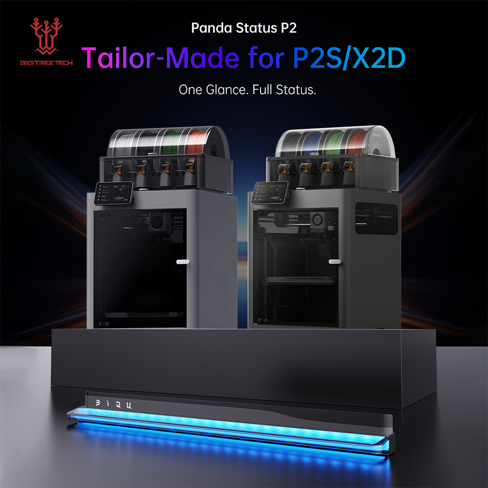 3D Printer Stand - BIGTREETECH Panda Status P2 Akıllı LED