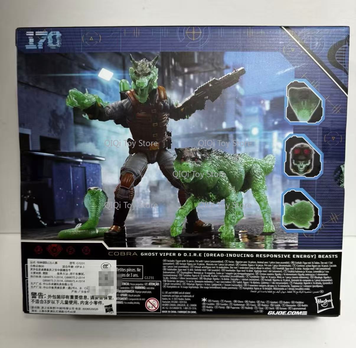 Cobra Extruder - Orijinal Hasbro Troops Ghost Snake Monster