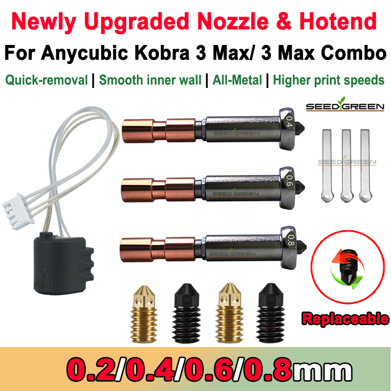 Anycubic Kobra 3 Max için Yüks - Hotend 0.4Mm incelemesi ve fiyatı