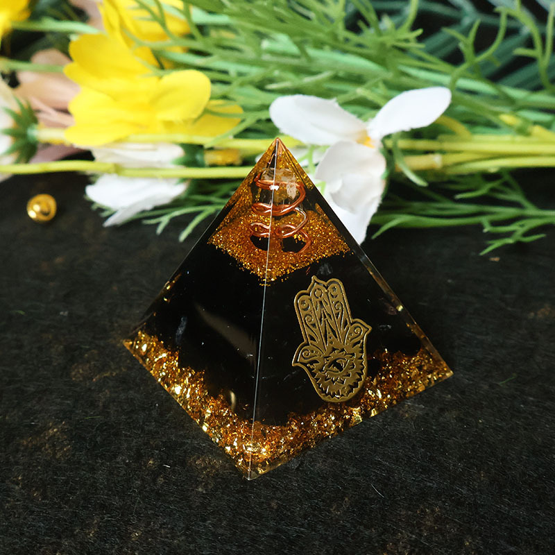 Hamsa Eli Reçine Kristal Piram - Resin incelemesi ve fiyatı