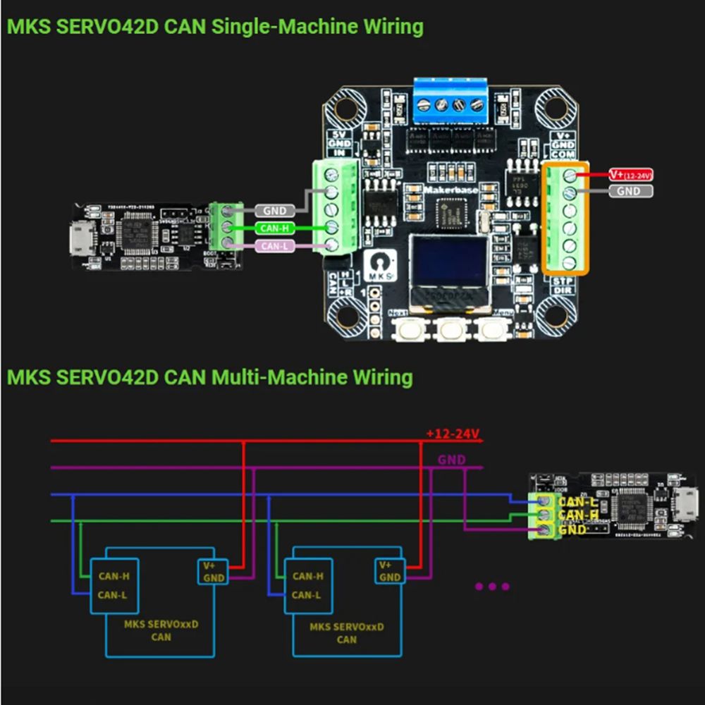 [AC18 Dijital]/SERVO42D 40 CAN - Closed Loop Stepper Motor Nema 17 incelemesi ve fiyatı