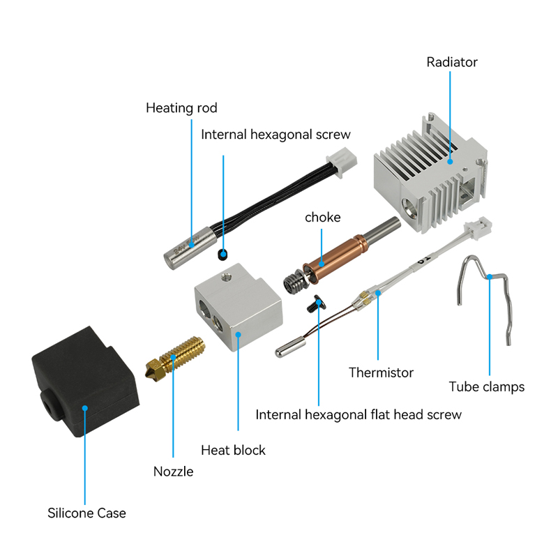 Anykokobra için 3 radyatör ısı - Hotend 0.4Mm incelemesi ve fiyatı
