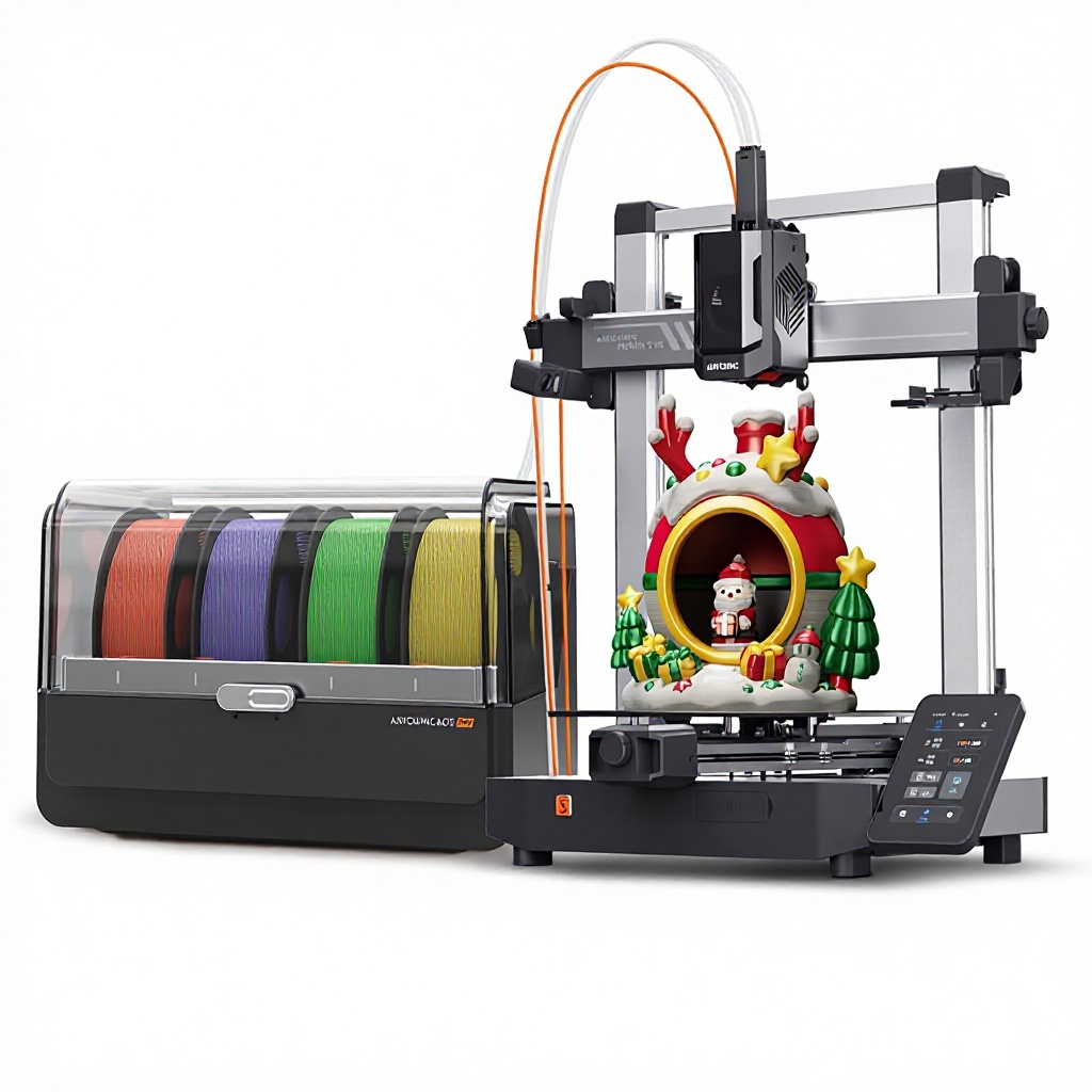 Kobra 3 V2 Combo 3D Yazıcı içi - 3D Printer incelemesi ve fiyatı